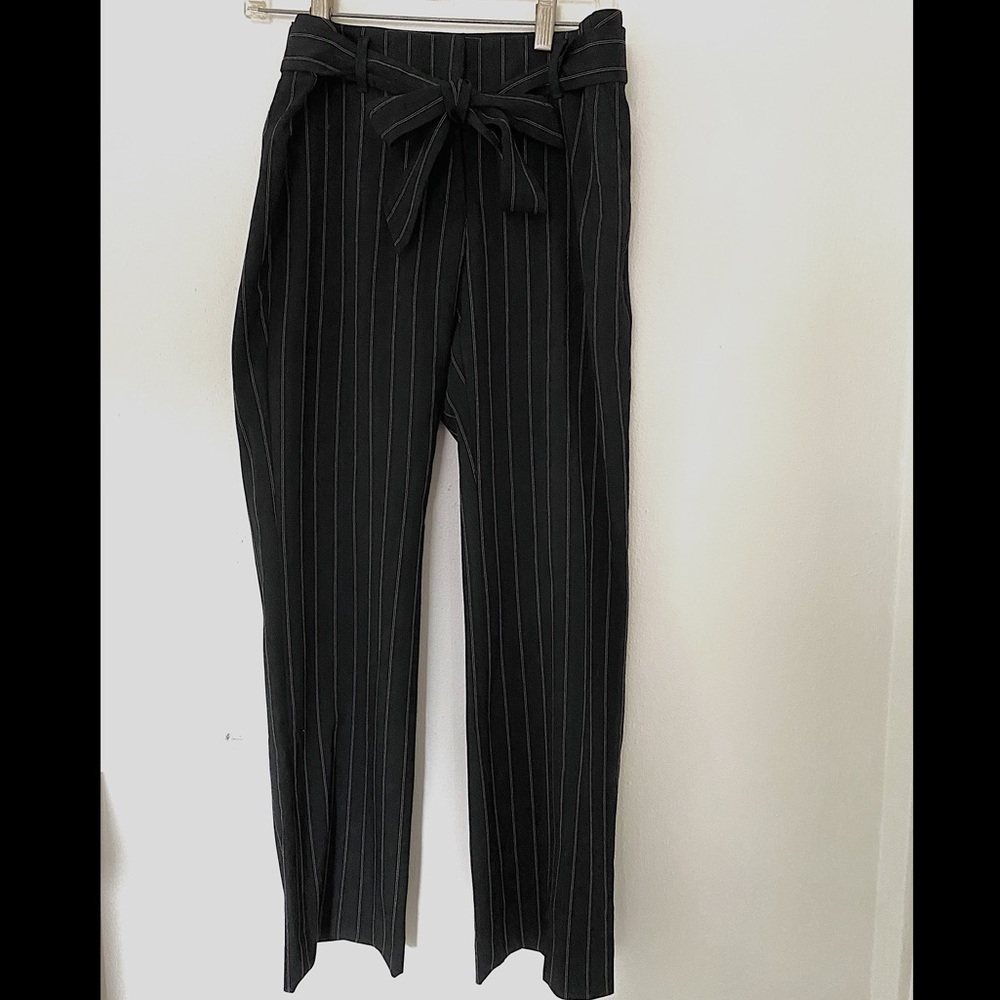 LOFT black & white slack pants